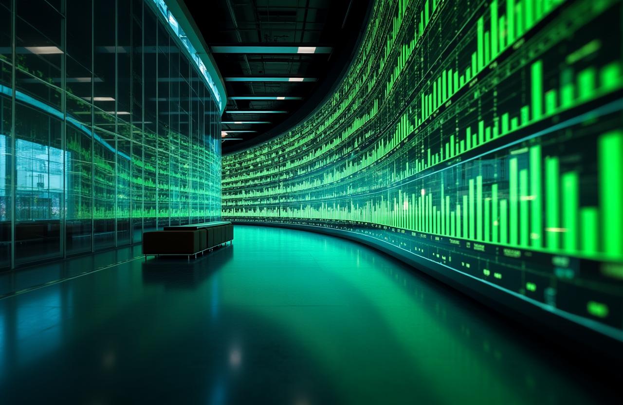 Abstract AI Trading Interface